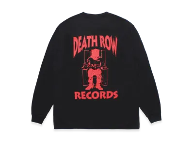 WACKO MARIA Death Row Records / Washed Heavy Weight Long Sleeve T-Shirt "Black"