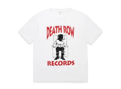 WACKO MARIA Death Row Records / Washed Heavy Weight T-Shirt "White"