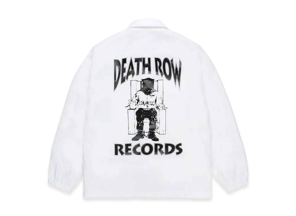 WACKO MARIA Death Row Records / Coach Jacket "White"