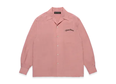WACKO MARIA 50'S Open Collar Shirt "Pink"