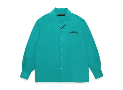 WACKO MARIA 50'S Open Collar Shirt "Green"