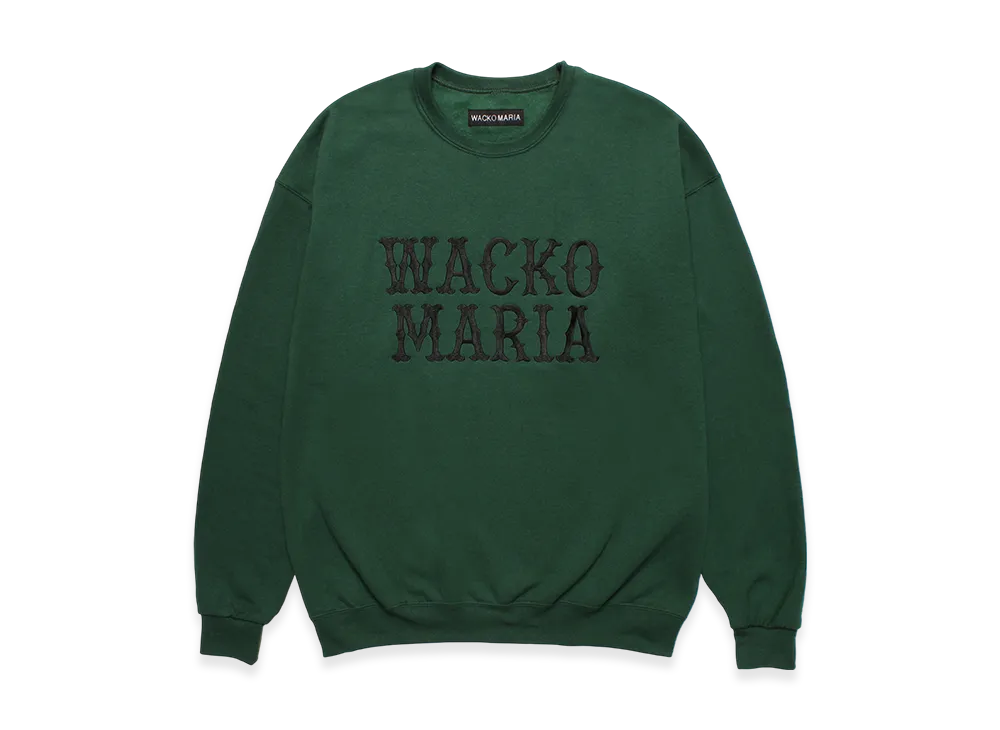 ワコマリア スウェットシャツ "グリーン"