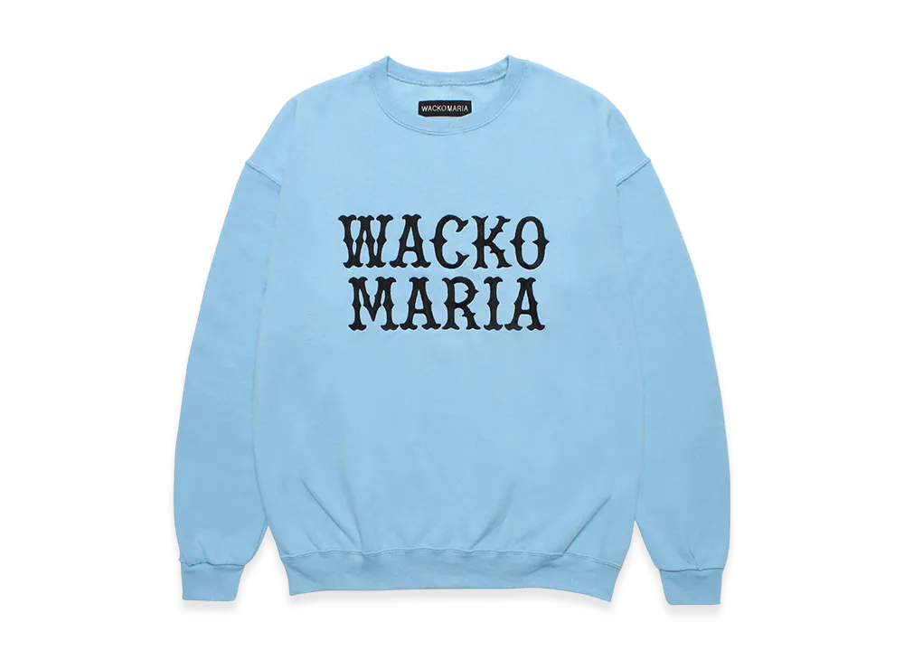 WACKO MARIA Sweat Shirt "Light Blue"