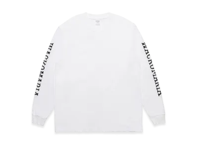 WACKO MARIA Washed Heavy Weight Long Sleeve T-Shirt "White"
