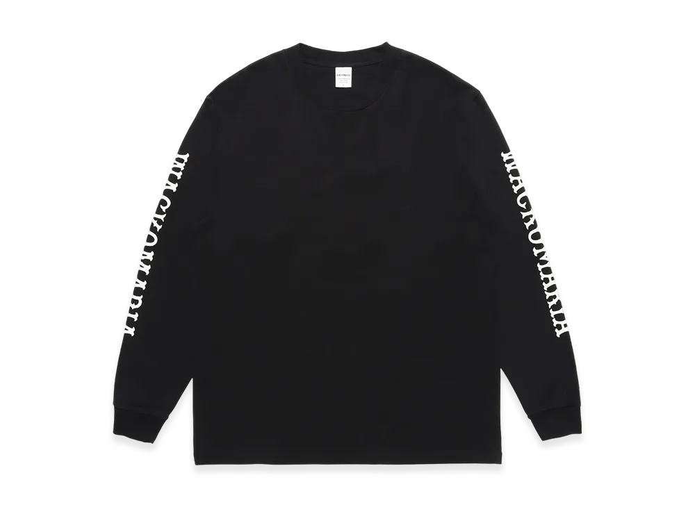 WACKO MARIA Washed Heavy Weight Long Sleeve T-Shirt "Black"