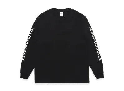 WACKO MARIA Washed Heavy Weight Long Sleeve T-Shirt "Black"