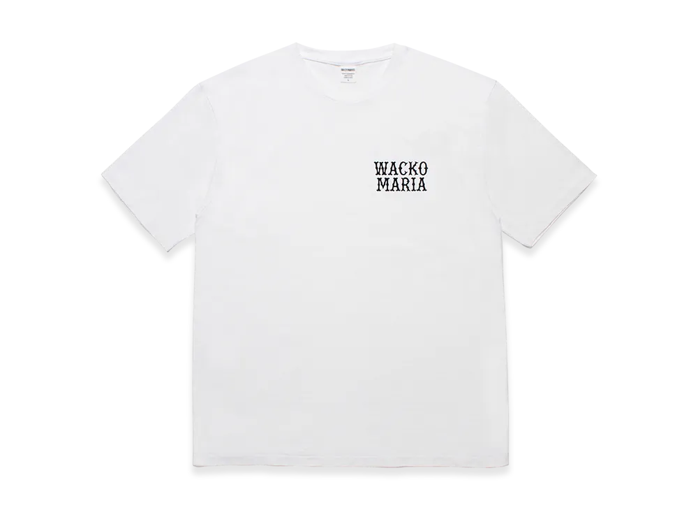 WACKO MARIA Washed Heavy Weight T-Shirt "White"