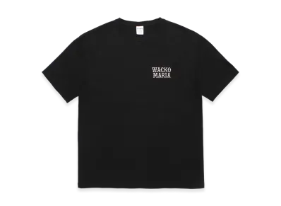 WACKO MARIA Washed Heavy Weight T-Shirt "Black"