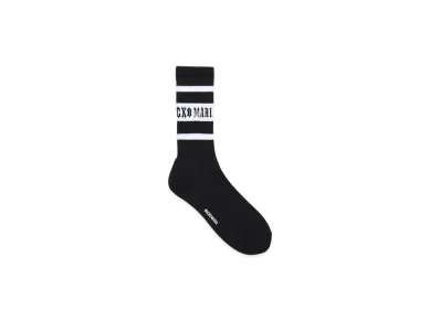 WACKO MARIA Sports Socks "Black/White"