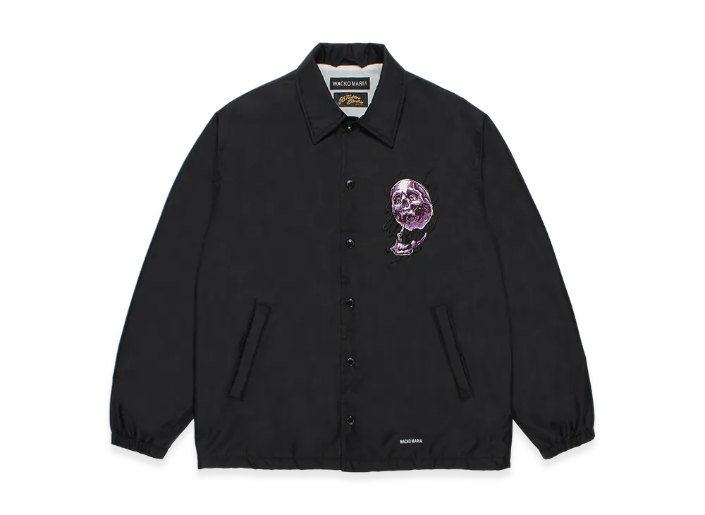 WACKOMARIA ワコマリア コーチジャケット 56タトゥースタジオ　L 56 TATTOO STUDIO / COACH JACKET【BLACK】｜WACKO MARIA
