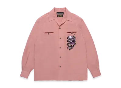 WACKO MARIA x 56 Tattoo Studio/WACKO MARIA 50 'S Open Collar Shirt "Pink"