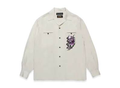 WACKO MARIA x 56 Tattoo Studio/WACKO MARIA 50 'S Open Collar Shirt "Ivory"