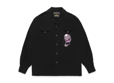 WACKO MARIA x 56 Tattoo Studio/WACKO MARIA 50 'S Open Collar Shirt "Black"