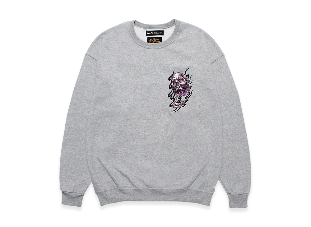 WACKO MARIA x 56 Tattoo Studio/Sweat Shirt "Gray"
