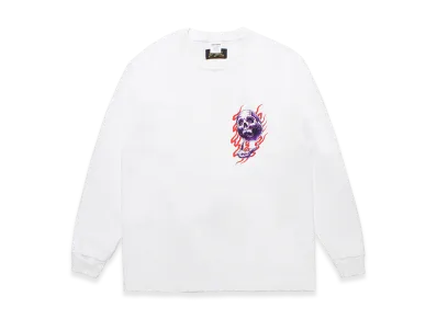 WACKO MARIA x 56 Tattoo Studio/Washed Heavy Weight Long Sleeve T-Shirt "White"