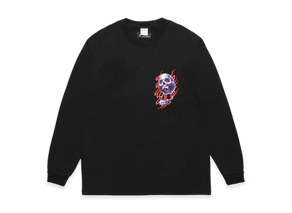 WACKO MARIA x 56 Tattoo Studio/Washed Heavy Weight Long Sleeve T-Shirt "Black"