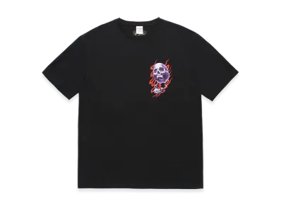WACKO MARIA x 56 Tattoo Studio/Washed Heavy Weight T-Shirt "Black"