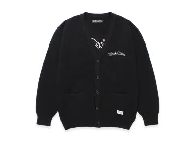 WACKO MARIA Classic Knit Cardigan "Black"