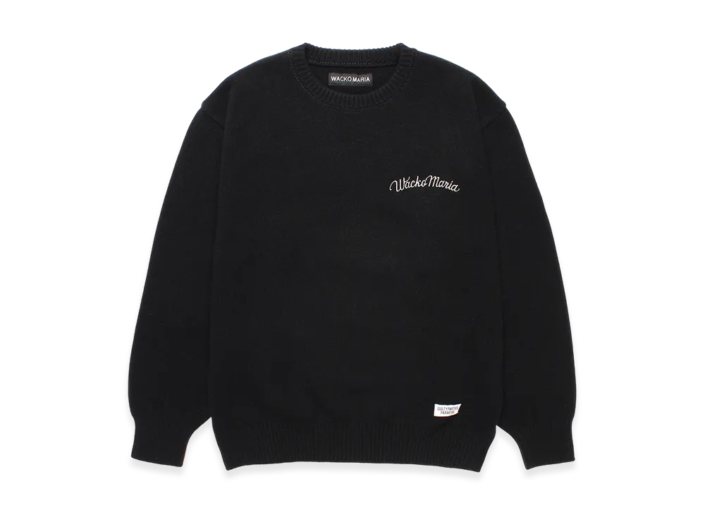 WACKO MARIA Classic Knit Sweater "Black"
