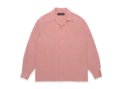 WACKO MARIA 50'S Open Collar Shirt "Pink"