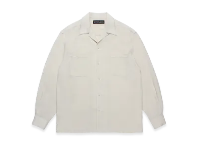WACKO MARIA 50'S Open Collar Shirt "Ivory"