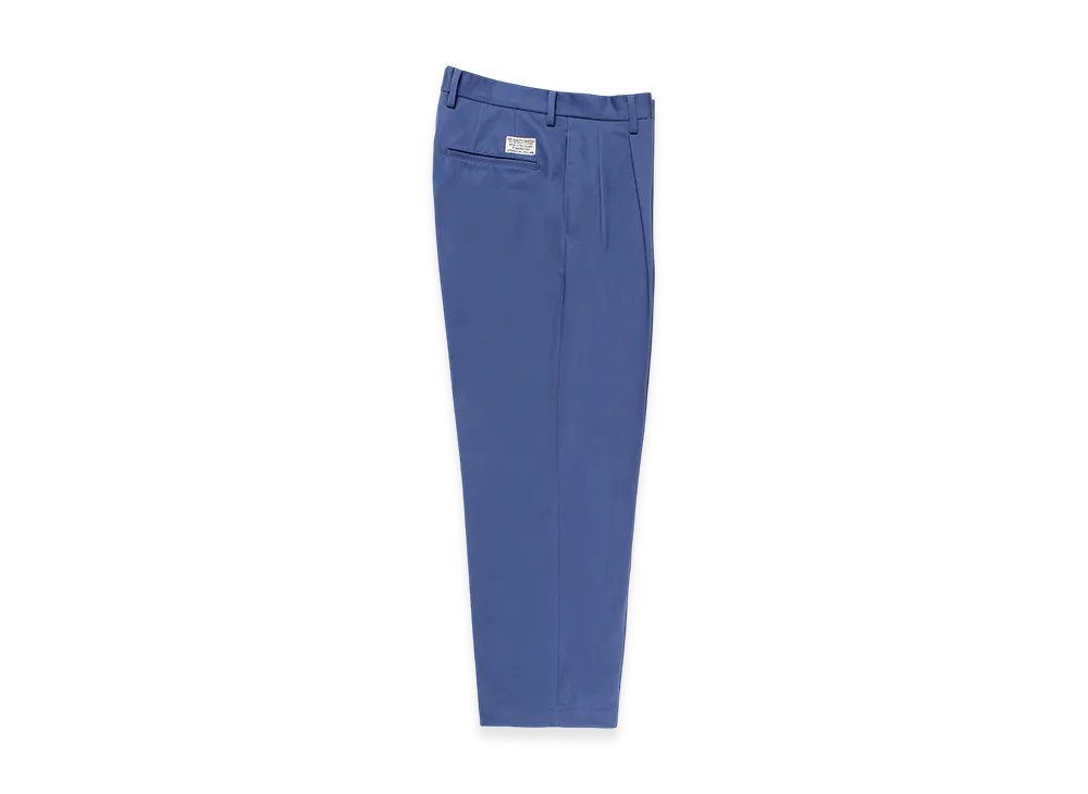 WACKO MARIA Double Pleated Chino Trousers "Blue"