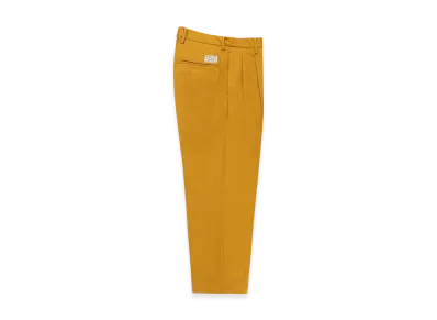WACKO MARIA Double Pleated Chino Trousers "Yellow"