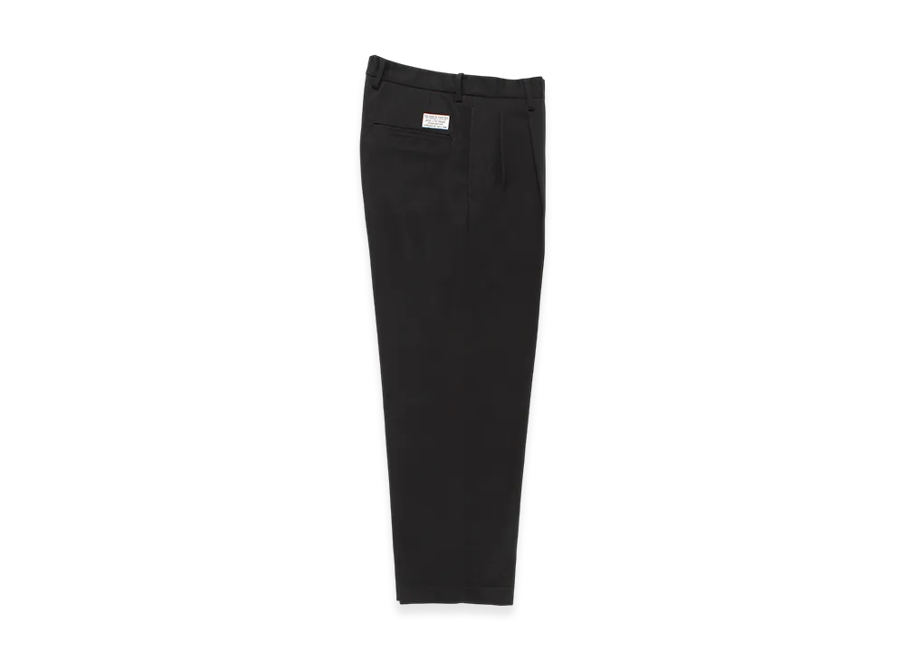 WACKO MARIA Double Pleated Chino Trousers "Black"