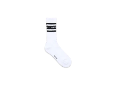 WACKO MARIA Sports Socks "White/Black"