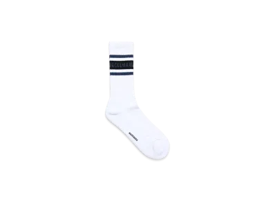 WACKO MARIA Sports Socks "White/Navy"