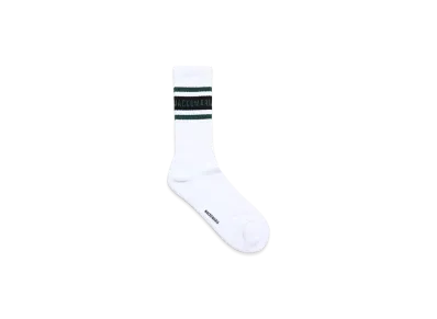 WACKO MARIA Sports Socks "White/Green"