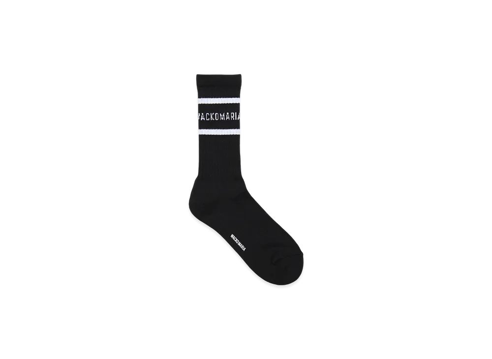 WACKO MARIA Sports Socks "Black/White"