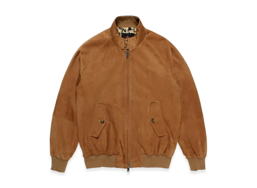 WACKO MARIA Baracuta / Suede G9 Harrington Jacket "Beige"