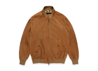 WACKO MARIA Baracuta / Suede G9 Harrington Jacket "Beige"
