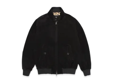 WACKO MARIA Baracuta / Suede G9 Harrington Jacket "Black"