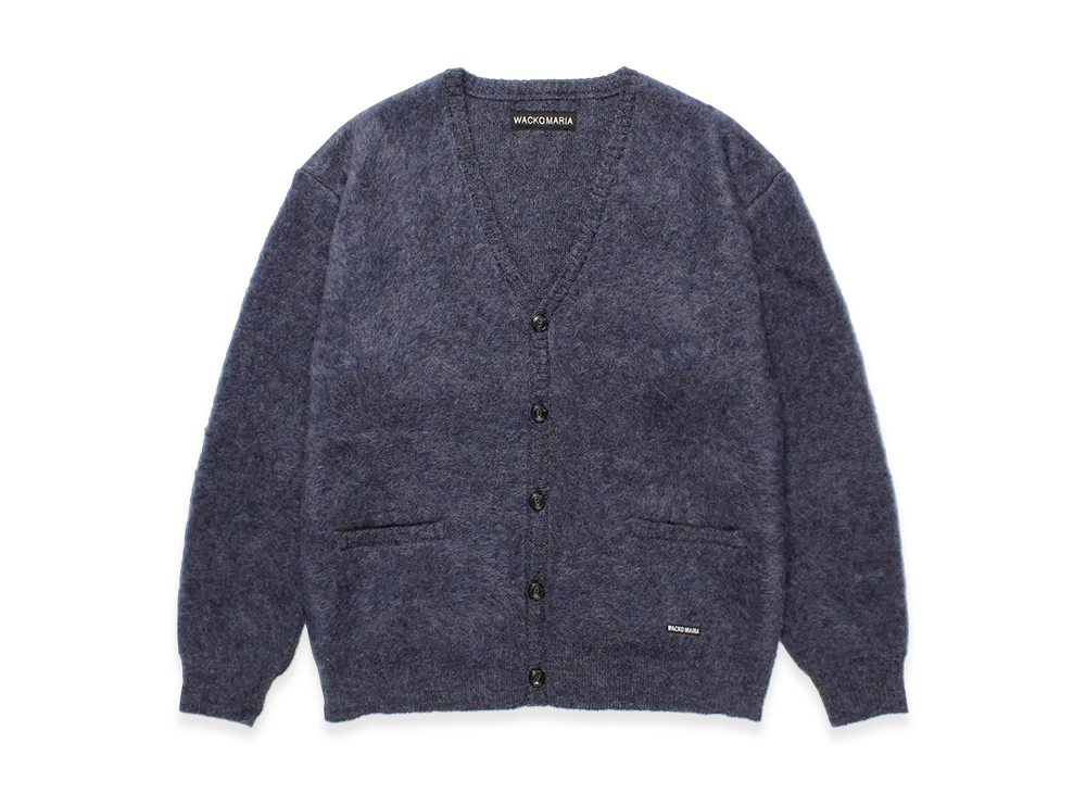 WACKOMARIA 25fw HEAVY MOHAIR CARDIGAN 紫M WACKO MARIA MOHAIR