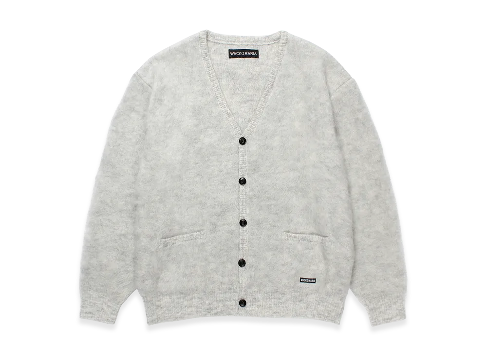 M白【WACKOMARIA】MOHAIR CARDIGAN／新品タグ付／送料込 WACKO MARIA (ワコマリア) MOHAIR CARDIGAN(モヘアカーディガン