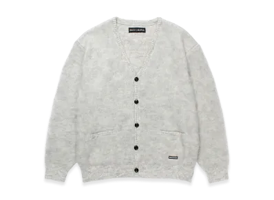 WACKO MARIA Heavy Mohair Knit Cardigan "White"