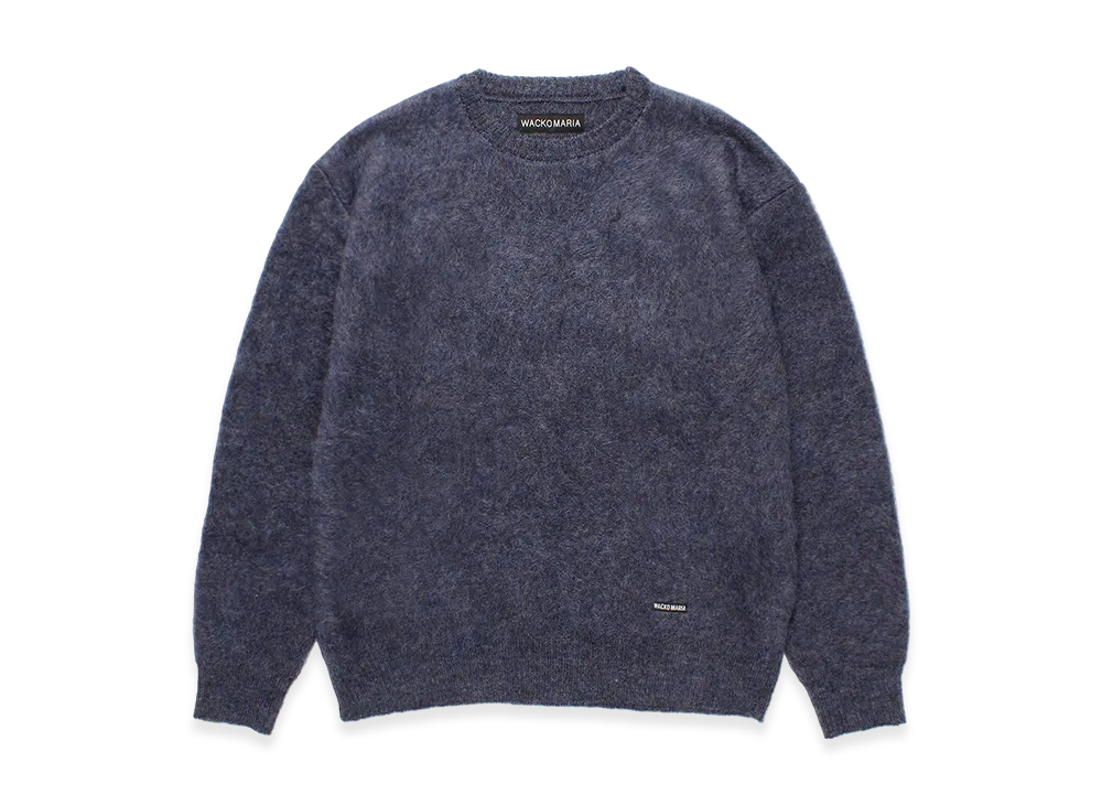 WACKO MARIA Heavy Mohair Knit Sweater "Purple"