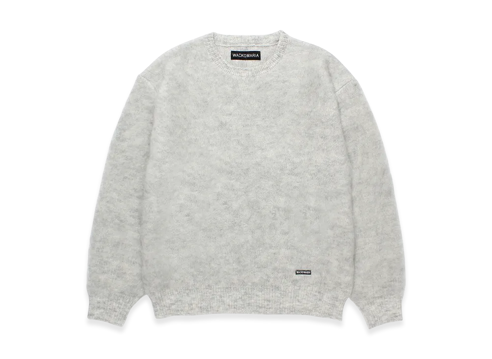 WACKO MARIA Heavy Mohair Knit Sweater "White"