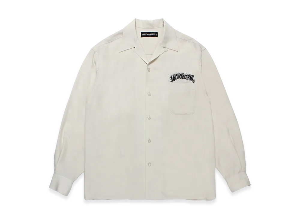 WACKO MARIA x Tim Lehi / 50'S Open Collar Shirt 