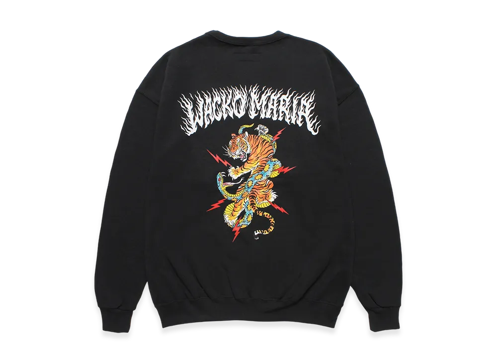 WACKO MARIA x Tim Lehi / Sweat Shirt "Black"