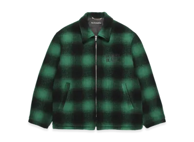 WACKO MARIA Wool Ombre Check 50'S Jacket "Green"
