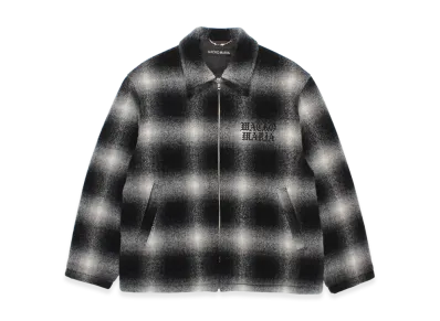 WACKO MARIA Wool Ombre Check 50'S Jacket "Off White"