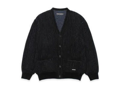 WACKO MARIA Glitter Knit Cardigan "Blue"