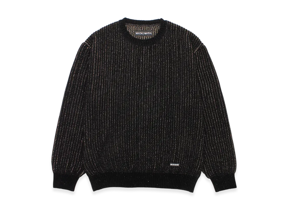 WACKO MARIA Glitter Knit Sweater "Gold"