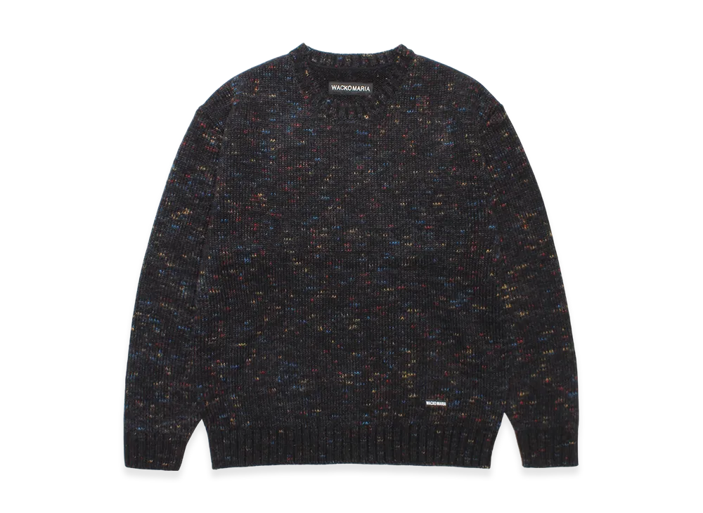 WACKO MARIA Mix Mohair Knit Sweater "Black"