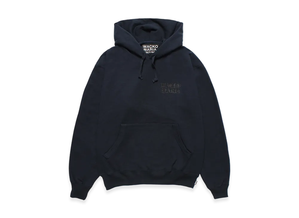 WACKO MARIA Heavy Weight Hooded Sweat Shirt "Navy"