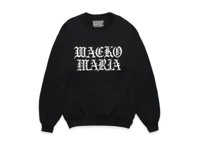 WACKO MARIA Heavy Weight Sweat Shirt "Black"