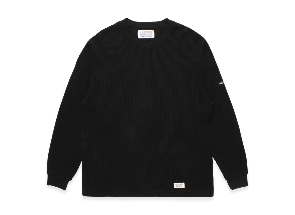 WACKO MARIA Thermal Shirt "Black"